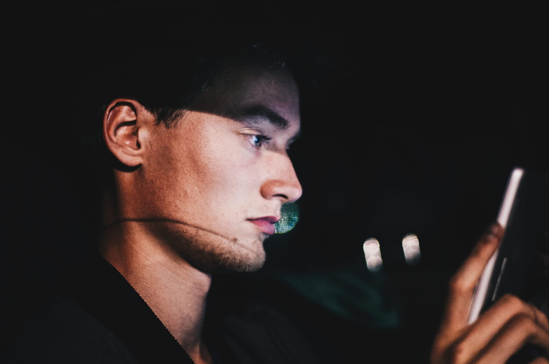 dark, serious, portrait, white, indoors, close, side view, black background, Wifi, one Person, looking, headshot, man, close-up, men, photography, profile view