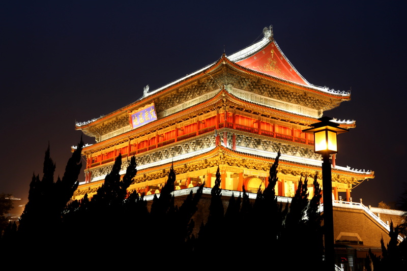 late, lights, place of worship, nightlife, the bell tower, built structure, night, nature, asia, building exterior, religion, ornate, illuminated, Scenery