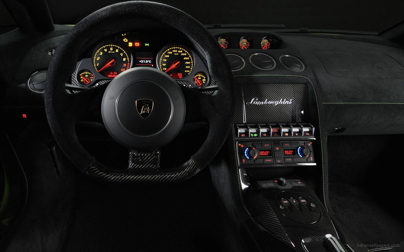cars, black, car, lp, lamborghini, red, 1080P, interior, superleggera, gallardo, setup, 2011