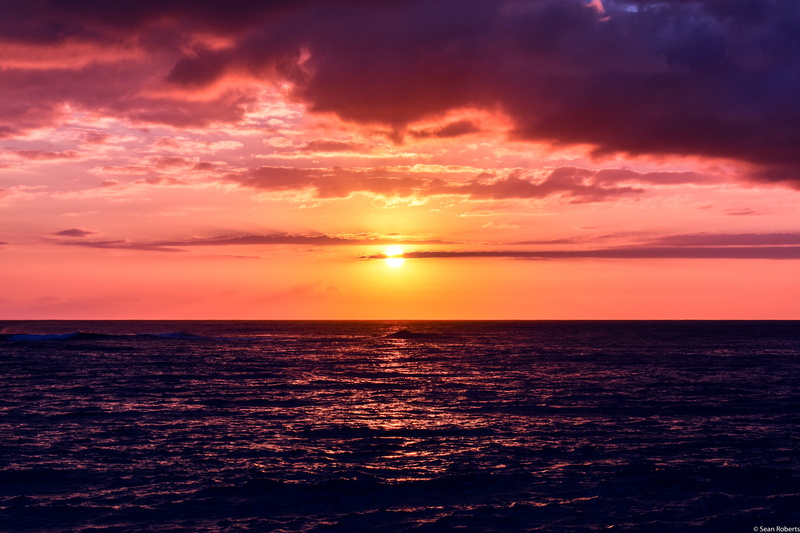 explore, beauty in nature, wander, sun, ocean, scenics - nature, idyllic, romantic sky, sunlight, 5K, hawaii, horizon over water, pupukea, sky, tranquil scene