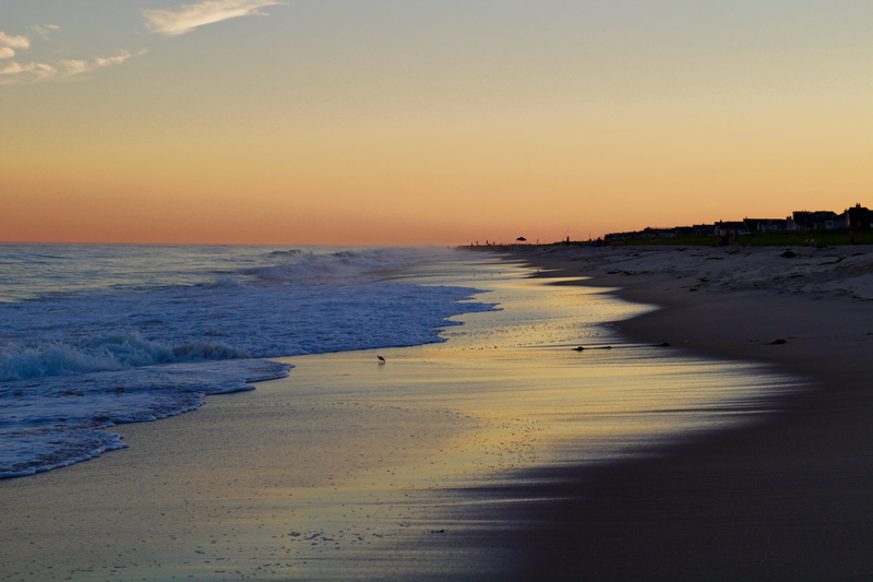 5K, adventure, outdoors, sunset, long island, water, sand, birds, scenics - nature, motion, ocean, waves, sea, nature, land, no people, united states