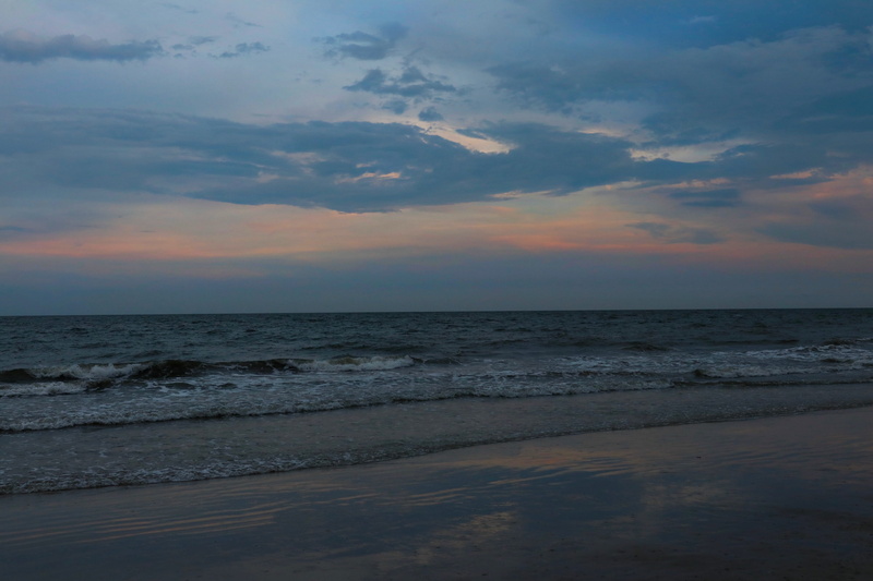 scenics - nature, sky line, cloud, nature, salt, sea, united states, beach view, water, no people, sand, cloud - sky, colorful, horizon, night, tranquility