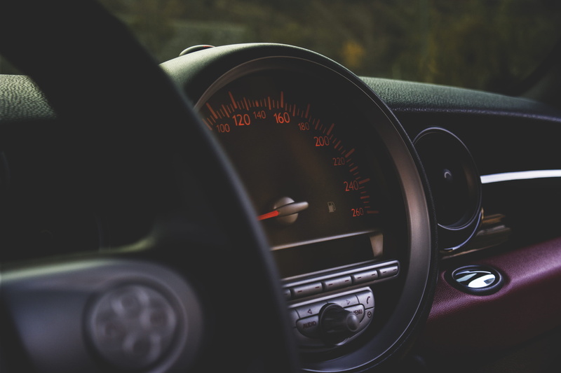 transportation, dial, Mini Cooper, 5K, travel, windshield, mode of transportation, odometer, auto, control, car, control panel, vehicle, automotive, luxury
