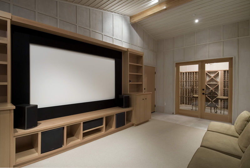 flooring, center, white, arts culture and entertainment, space, empty, indoors, brown, luxury, flat screen, modern, building, parquet Floor, wall - Building Feature