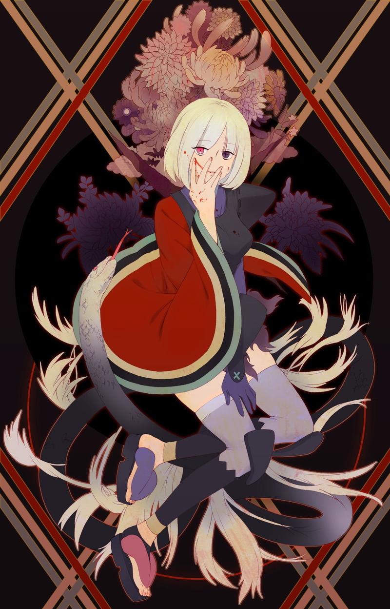 Katanagatari, craft, black background, design, human representation, nature, anime, no people, animal wing, painted image, shape, 1080P, art and craft