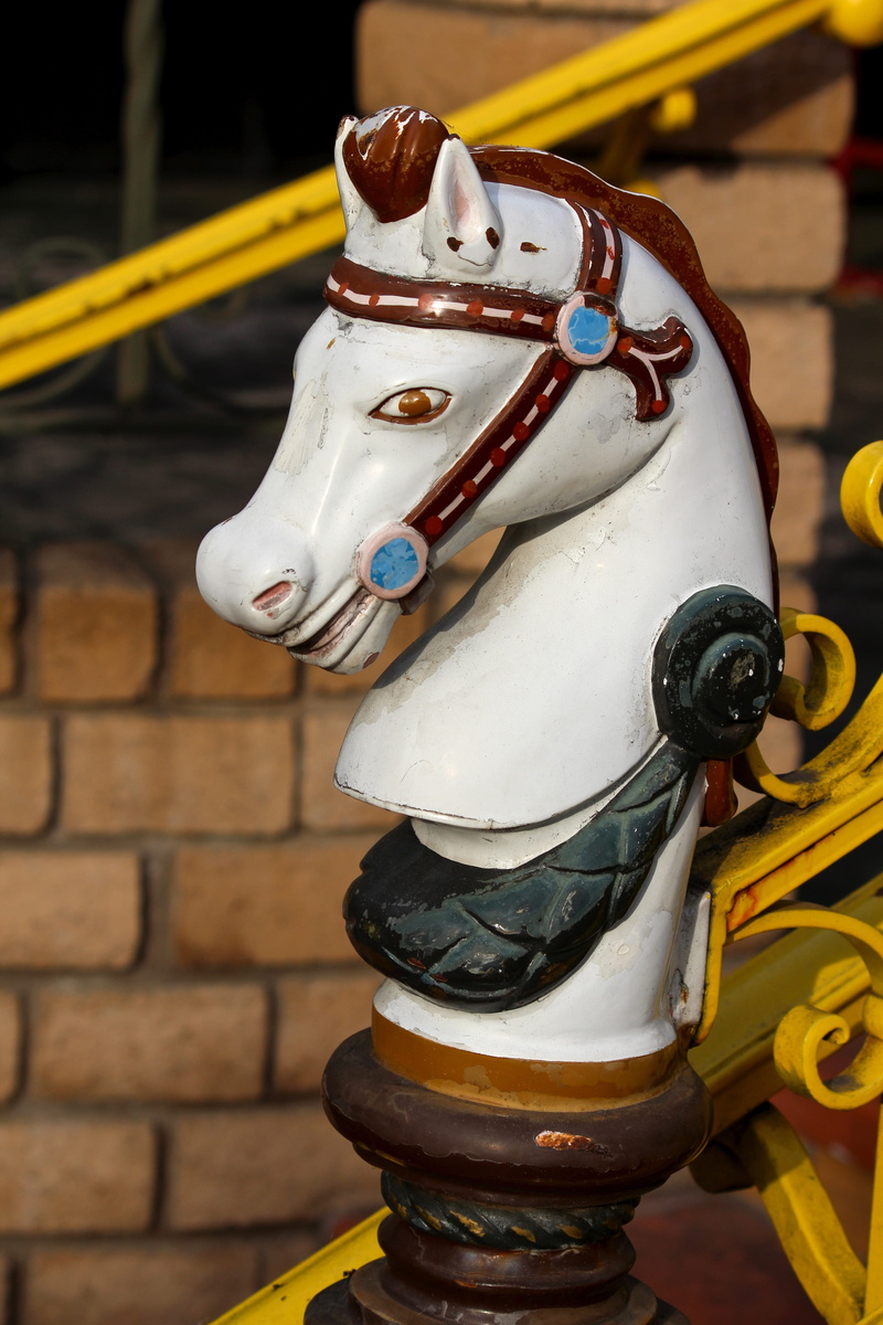 close-up, competition, Carousel, plaster, domestic, day, decor, craft, no people, art and craft, horse, animal, Figurine, Horse Head, architecture, ornament