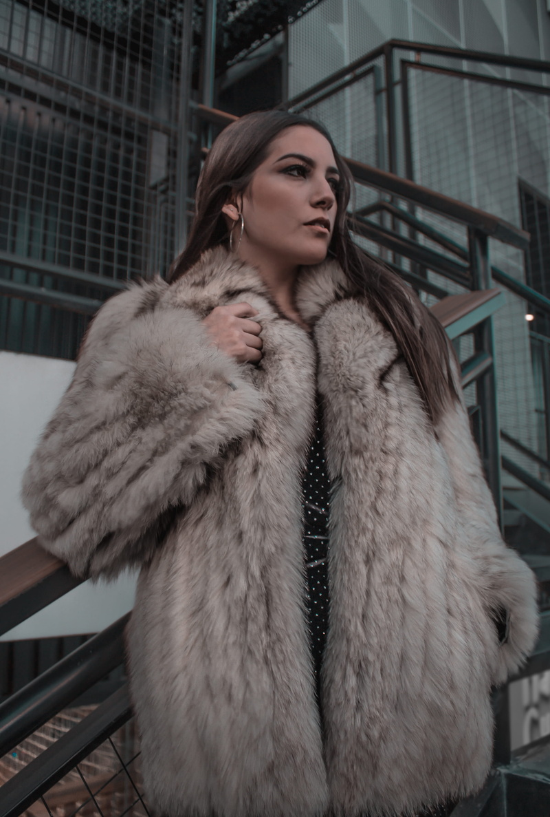 4K, fur, person, fine, beautiful, apparel, standing, girl, portrait, lifestyles, overcoat, young adult, christmas, leisure activity, san pedro garza garcía