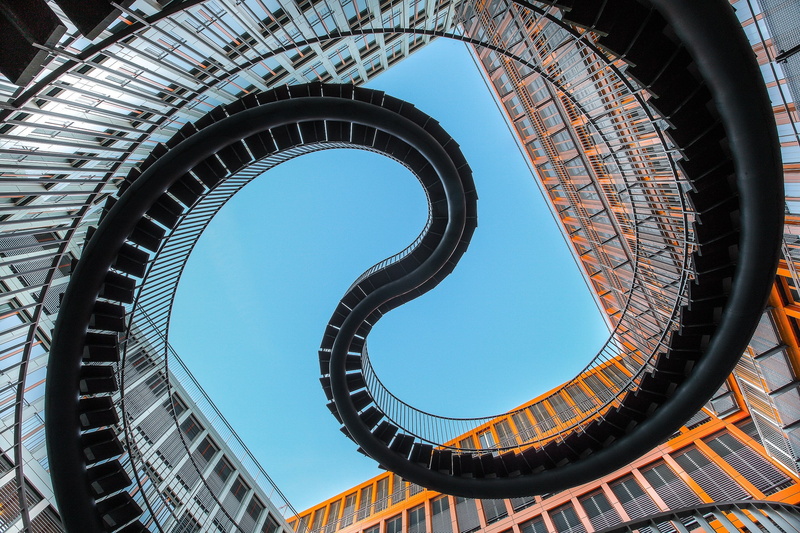stairs, 1080P, building, architecture