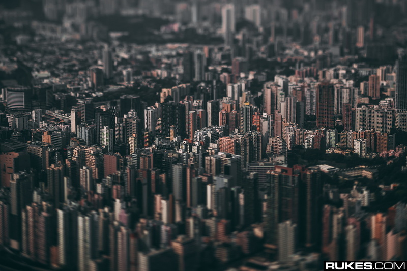 Rukes, city, skyscraper, full frame, building exterior, tower, photography, backgrounds, financial district, crowd, crowded, Hong Kong, tilt-shift, cityscape