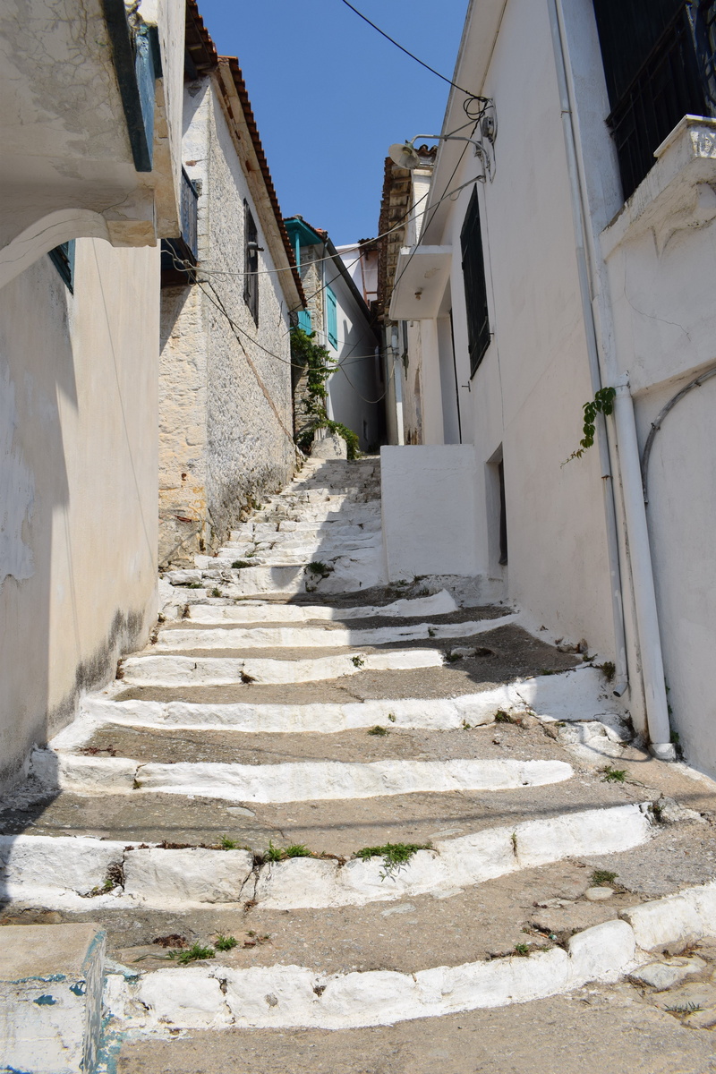 steps and staircases, mediterranean, building exterior, stairs, sporades, house, staircase, alley, greek, traditional, outdoors, city, built structure