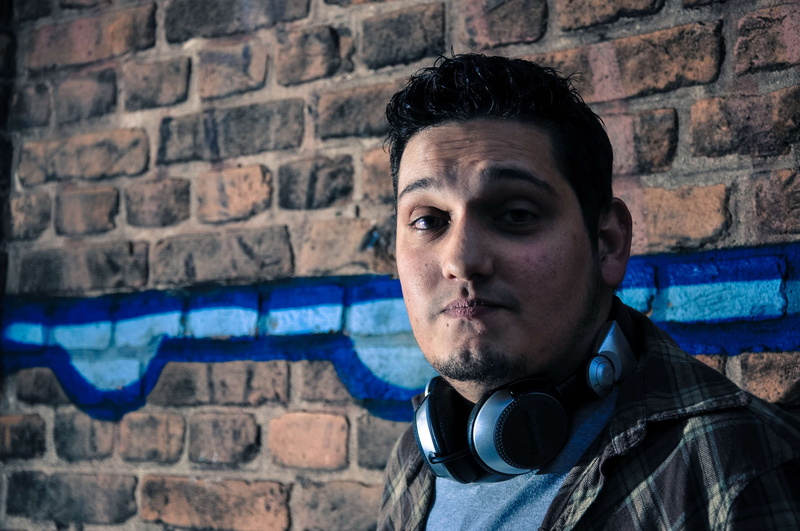 alley, dnb, headshot, adult, leisure activity, real people, mystific, close-up, young adult, music, deejay, wall - building feature, casual clothing, technics