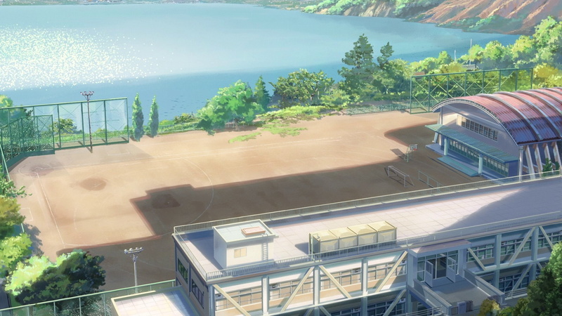 Your Name., Anime, Kimi No Na Wa., 1080P, Schoolyard, Lake, Itomori