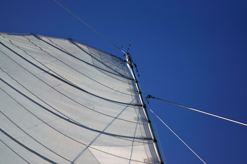 marine, sea, sailboat, 5K, yacht, nature, passenger craft, transportation, strings, ship, sailing, slats, clear sky, mode of transportation, mast, matt