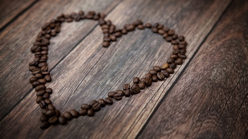 love, positive emotion, selective focus, close, brown, wood - material, black, directly above, large group of objects, food and drink, still life, caffeine