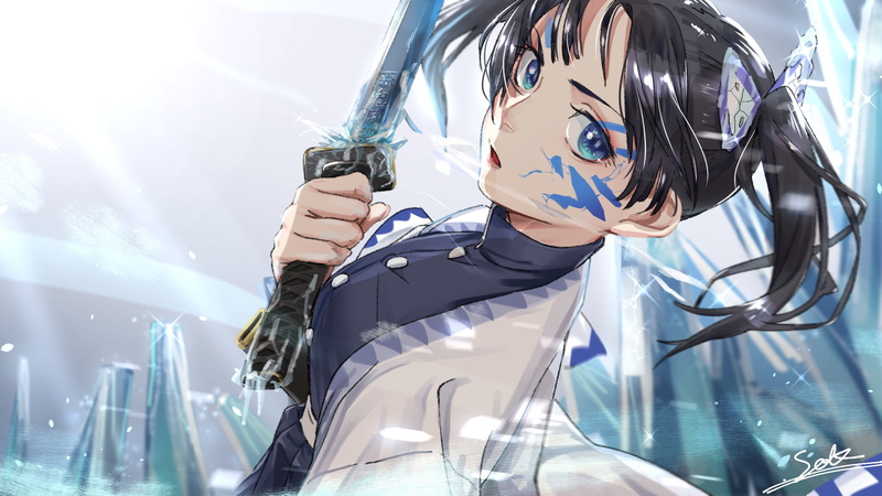 Aoi Kanzaki, Anime, 1080P, Demon Slayer: Kimetsu no Yaiba