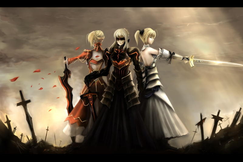 nopnop, stay, 4K, extra, saber, weapon, fate, sword, night