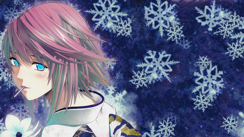 art and craft, representation, nature, snow, snowflake, craft, Rosario + Vampire, tree, blue, winter, Shirayuki Mizore, christmas, decoration, celebration