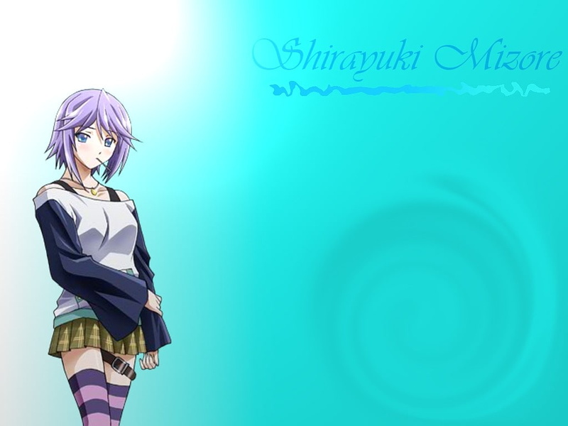 480P, one person, anime, beauty, futuristic, technology, teenager, females, Rosario + Vampire, hairstyle, adult, blond hair, copy space, Shirayuki Mizore