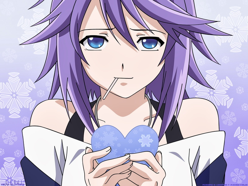purple hair, looking at camera, Shirayuki Mizore, art and craft, young adult, purple, day, human representation, blue, anime girls, anime, lifestyles, 720P