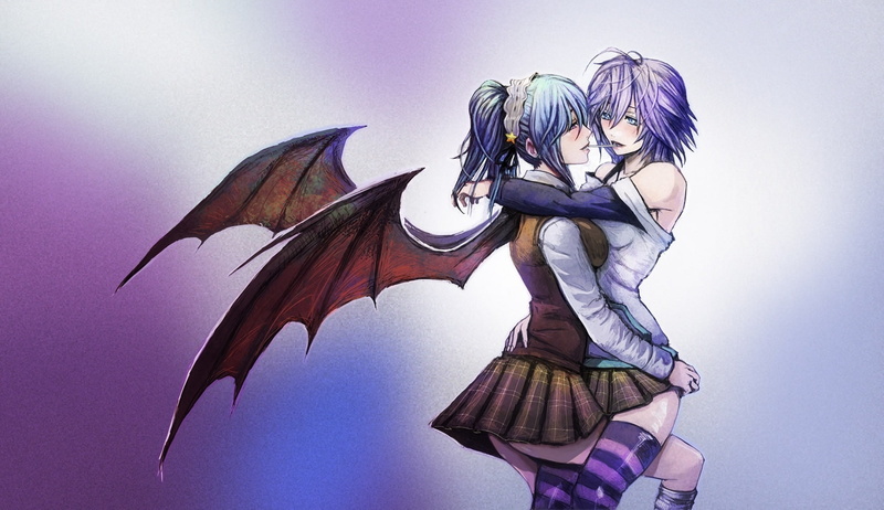 rosario, hot, vampire, Shirayuki Mizore, Rosario Vampire, mizore, 720P, anime, art, kurumu, x, hd, kurono, shirayuki