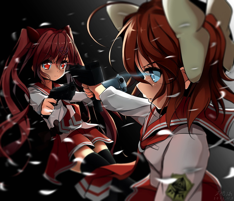 Akari Mamiya, Aria Holmes Kanzaki, Aria The Scarlet Ammo, 2K, Anime