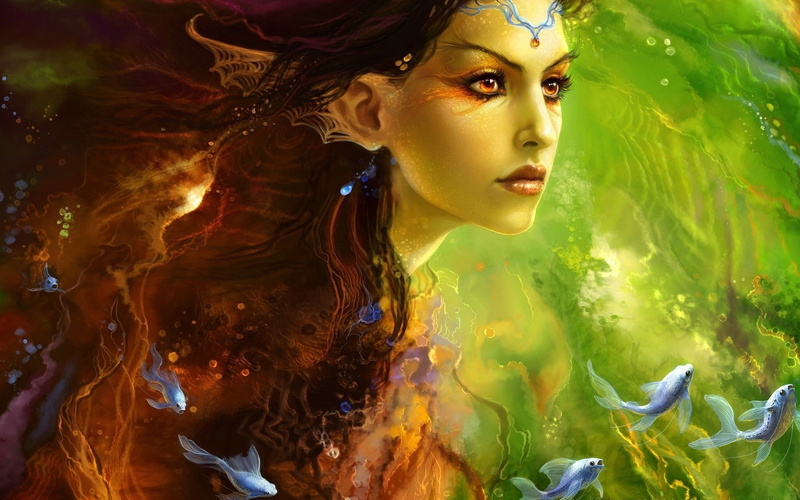 Princess, Fantasy, Girl, 1080P, siren