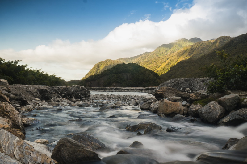 scenics - nature, franks, day, rock - object, outdoors, blurred motion, long exposure, solid, new zealand, southland, rock, no people, mountain, nature