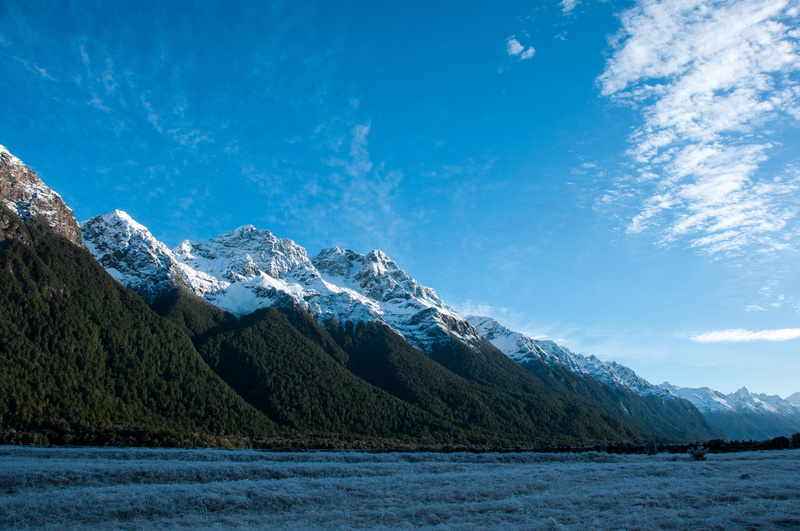 outdoors, valley, idyllic, sky, tranquility, snowcapped mountain, non-urban scene, snow, day, no people, cold temperature, sunrise, scenics - nature, nature