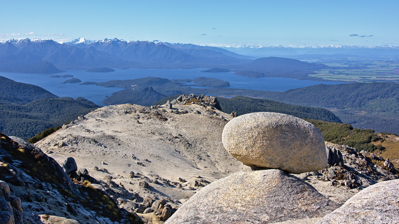 islands, rock formation, new zealand, non-urban scene, mountains, lake manapouri, titiroa, 5K, mountain, formations, forest, formation, mount titiroa