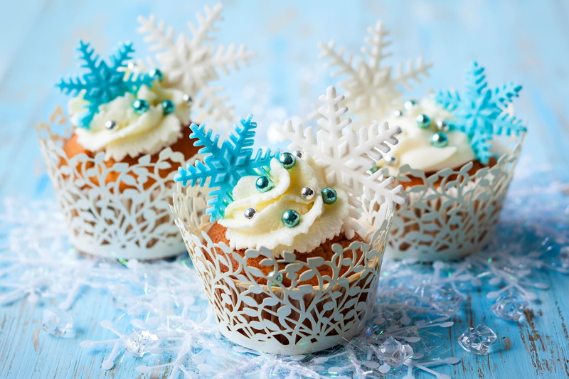 still life, indulgence, sweet food, food, winter, food and drink, indoors, muffins, cream, close-up, cake, ready-to-eat, art and craft, pattern, 5K, sweet