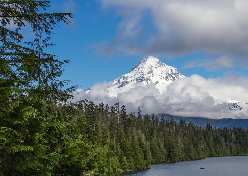 1080P, Mount Hood, Lost Lake, Oregon, Mountains, Landscape