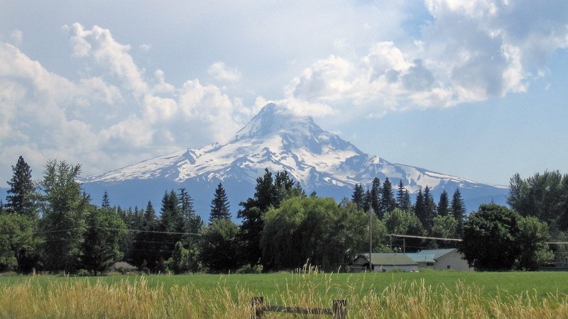 Mountains, Mount Hood, 1080P