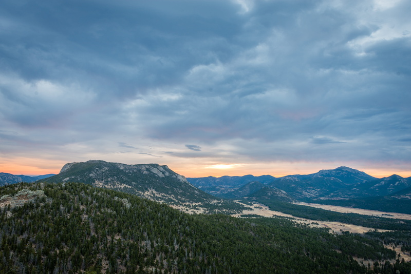non-urban scene, environment, valley, plant, trees, 5K, colorado, cloud, sky, idyllic, rocky mountain national park, tranquility, mountains, landscape