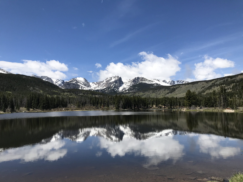 reflection, serene, outdoors, national park, tranquil scene, united states, nature, fly fishing, hiking, meditation, lake, mountains, scenics - nature