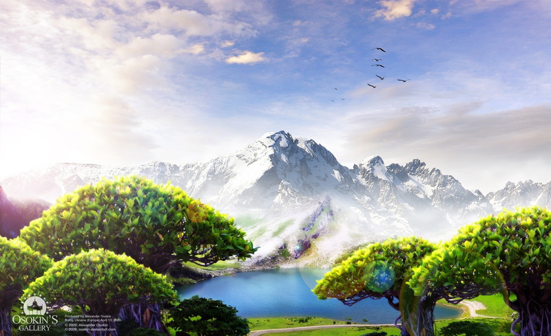 water, travel destinations, 1080P, nature, tranquil scene, cloud - sky, scenics - nature, tranquility, mountain, Aero, day, idyllic, dream, snowcapped mountain