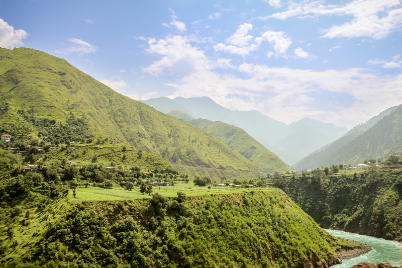 environment, valley, no people, stream, growth, mountains, pristine, tranquil scene, tranquility, mountain, scenics - nature, 5K, day, idyllic, asia, rolling landscape