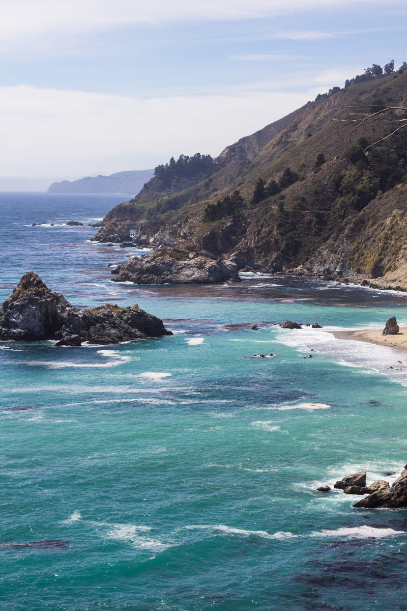 nature, cliffs, turquoise colored, wild, beach, mountain, land, sky, idyllic, coastline, ocean, outdoors, day, rock, tranquility, tranquil scene, solid