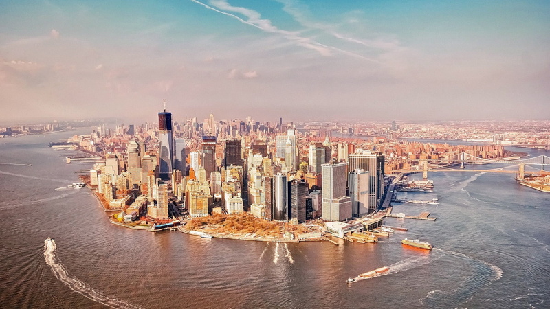 financial district, outdoors, nautical vessel, cityscape, nature, building, building exterior, 1080P, city, office building exterior, built structure