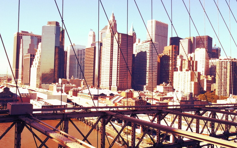new york, new York State, buildings, skyscraper, bridge - Man Made Structure, outdoors, hudson River, freedom Tower - New York, architecture, tower, financial District