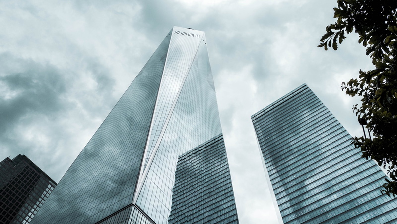yonkers, financial district, clouds, world trade center, finance, building, no people, built structure, urban, modern, new york city, tall - high, downtown new york