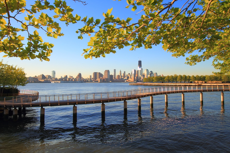 4K, office building exterior, Water, architecture, First, Trees, Nature, Ocean, tree, travel destinations, landscape, World trade center, River hudson