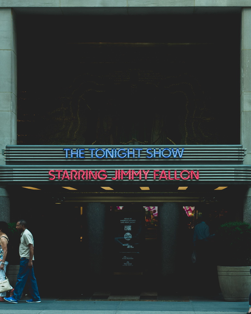 show, theatre, 1080P, western script, jimmy, one person, architecture, tonight, starring, lights, man, leisure activity, real people, adult, near, full length