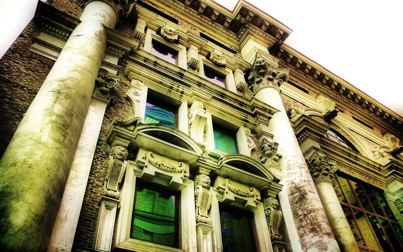 outdoors, the past, no People, built Structure, cultures, europe, famous Place, city, abandoned, 2K, sky, old, window, nature, facade, art and craft, urban Scene