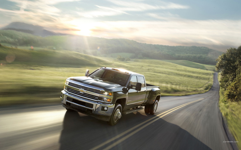2K, cars, sunset, motion, hd, chevrolet, blur, road, silverado, truck, sunlight