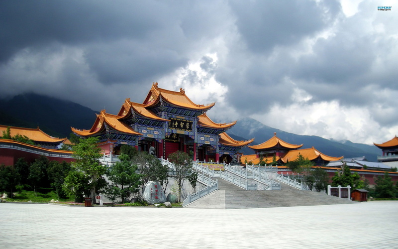 world, Chongsheng, 2560x1600, Temple in, china, 2K, Yunnan