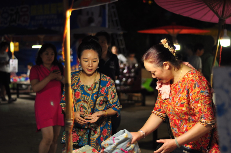 real people, people, traditional clothing, group of people, women, minority, focus on foreground, clothing, in yunnan province, national costume, standing