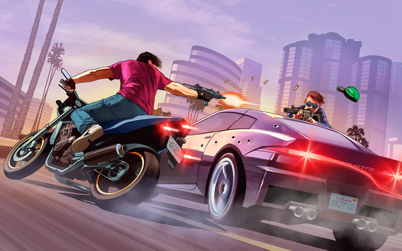 street, gta, 1080P, fight