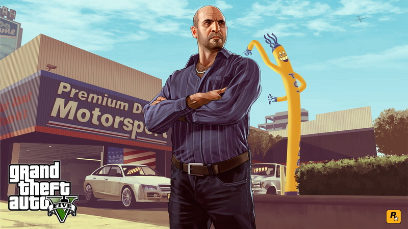 transportation, clothing, day, casual clothing, sky, real people, grand, three quarter length, architecture, Grand Theft Auto V, males, theft, men, auto