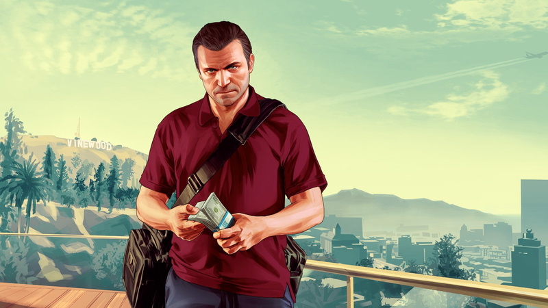 background, franklin, vinewood, auto, grand, gta, 1080P, trevor, michael, theft