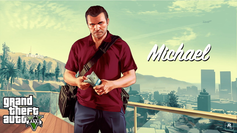 building exterior, glass, video game characters, men, refreshment, auto, Rockstar Games, real people, architecture, grand, holding, communication